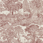 217478 Highgrove Toile Highgrove Oak Wallpaper by Sanderson
