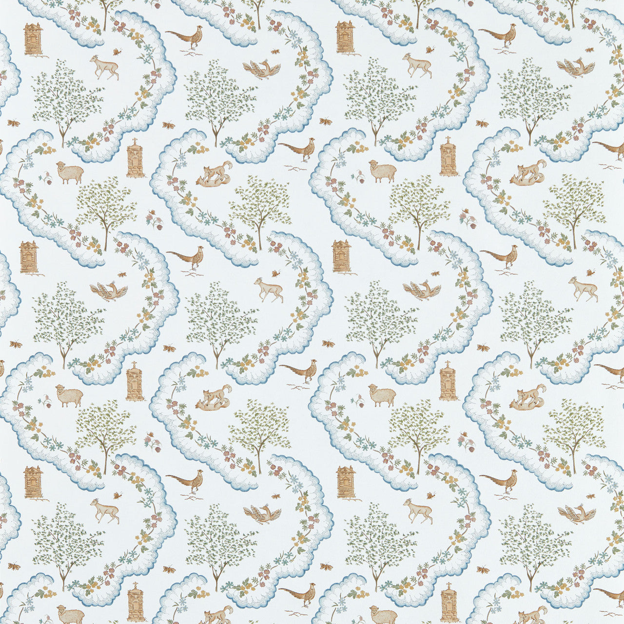 217481 Wildflower Meadow Highgrove Going Green Wallpaper by Sanderson