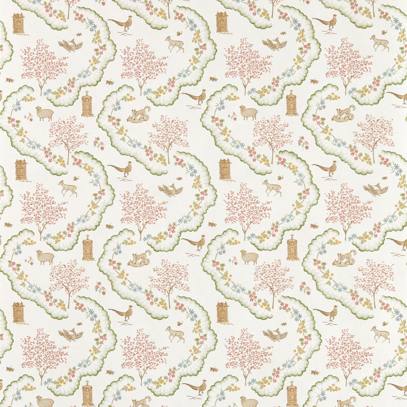 217483 Wildflower Meadow Highgrove Pearl Wallpaper by Sanderson
