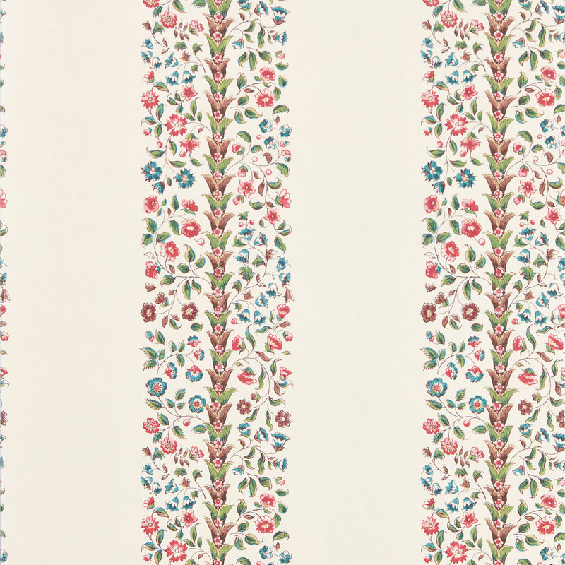 217485 Pergola Highgrove Rose Chintz Wallpaper by Sanderson