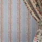 217486 Pergola Stripe Highgrove Mineral Blue/Wisteria Wallpaper by Sanderson