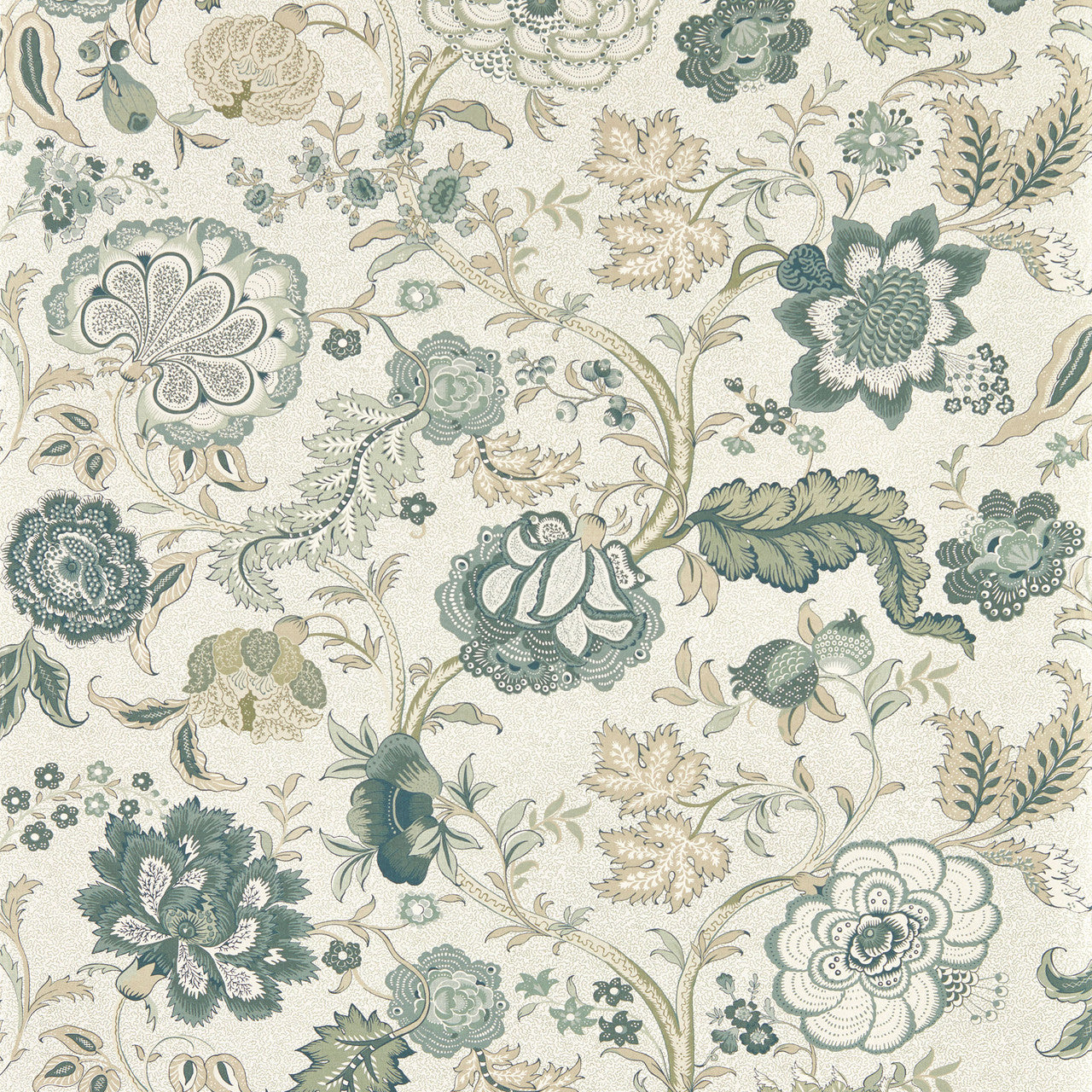 217489 Salisbury Highgrove Yew Green Wallpaper by Sanderson