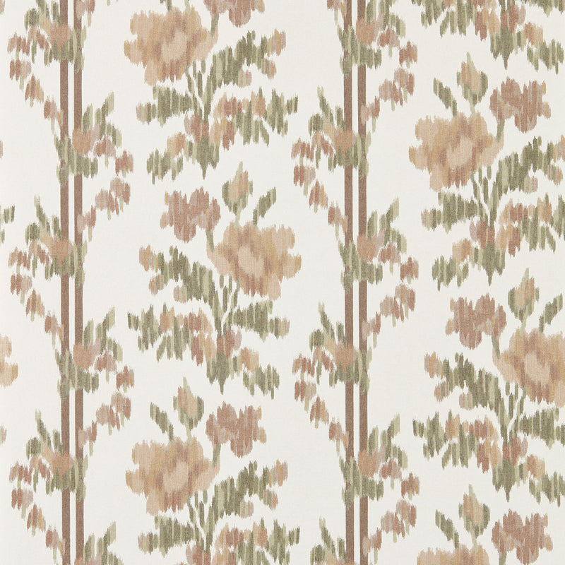 217498 Apothecary Rose Highgrove Parchment & Olivine Wallpaper by Sanderson