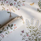 217509 Thyme Walk Highgrove Damson/Quince Wallpaper by Sanderson