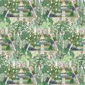 Carpet Garden Highgrove Sanctuary Wallpaper by Sanderson