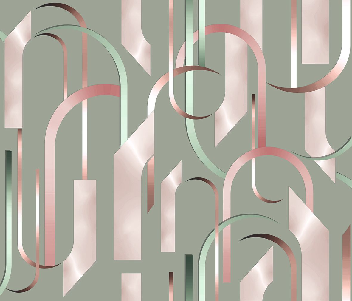 DI3301-2 Arch Pink (DI3301-2) Diversity Wallpaper by Tres Tintas