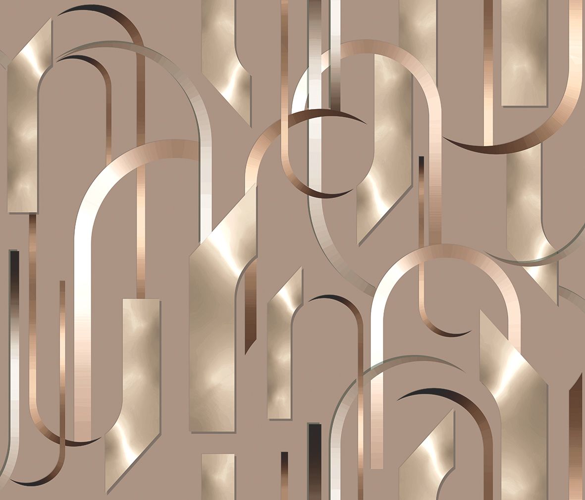 DI3301-3 Arch Brown Diversity Wallpaper by Tres Tintas
