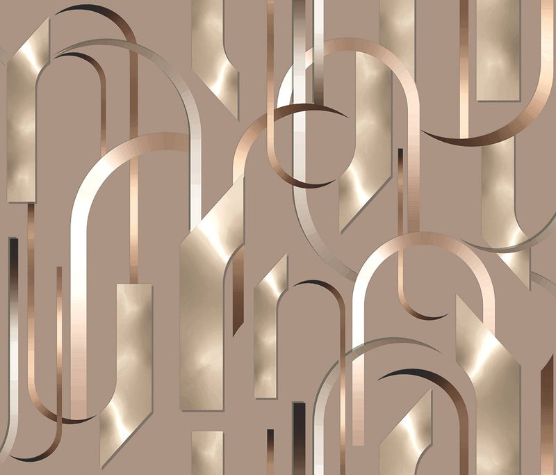 DI3301-3 Arch Brown Diversity Wallpaper by Tres Tintas
