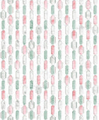 Capsules Pink Diversity Wallpaper by Tres Tintas