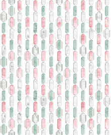Capsules Pink Diversity Wallpaper by Tres Tintas
