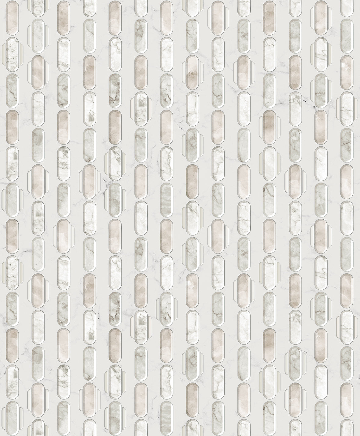 Capsules Beige Diversity Wallpaper by Tres Tintas
