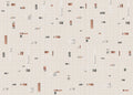Pixels Brown Diversity Wallpaper by Tres Tintas
