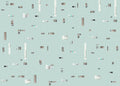 Pixels Blue Diversity Wallpaper by Tres Tintas
