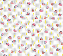 DI3309-1 Lips Black Diversity Wallpaper by Tres Tintas