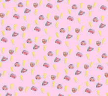 DI3309-2 Lips Pink Diversity Wallpaper by Tres Tintas