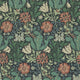 Compton Morris & Friends Brown and Orange Wallpaper by Morris & Co