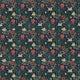 Compton Morris & Friends Indigo and Green Fabric by Morris & Co