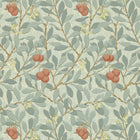 DJA1A7102 Arbutus Morris & Friends Blue and Pink Wallpaper by Morris & Co