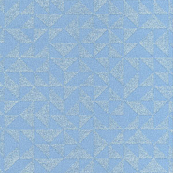 DL31242 DecorLine Geo Blue and Silver Wallpaper