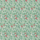 Arbutus Morris & Friends Thyme and Coral Wallpaper by Morris & Co