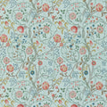 Mary Isobel Morris & Friends Silk Blue & Pink Wallpaper by Morris & Co