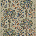 Kelmscott Tree Morris & Friends Russet and Forest Fabric by Morris & Co