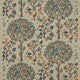 Kelmscott Tree Morris & Friends Russet and Forest Fabric by Morris & Co