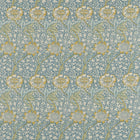 Kennet Archive Prints Sea Blue/Lichen Fabric by Morris & Co