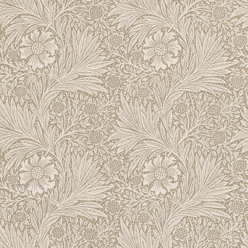 210371 Marigold Morris & Friends Linen Wallpaper by Morris & Co