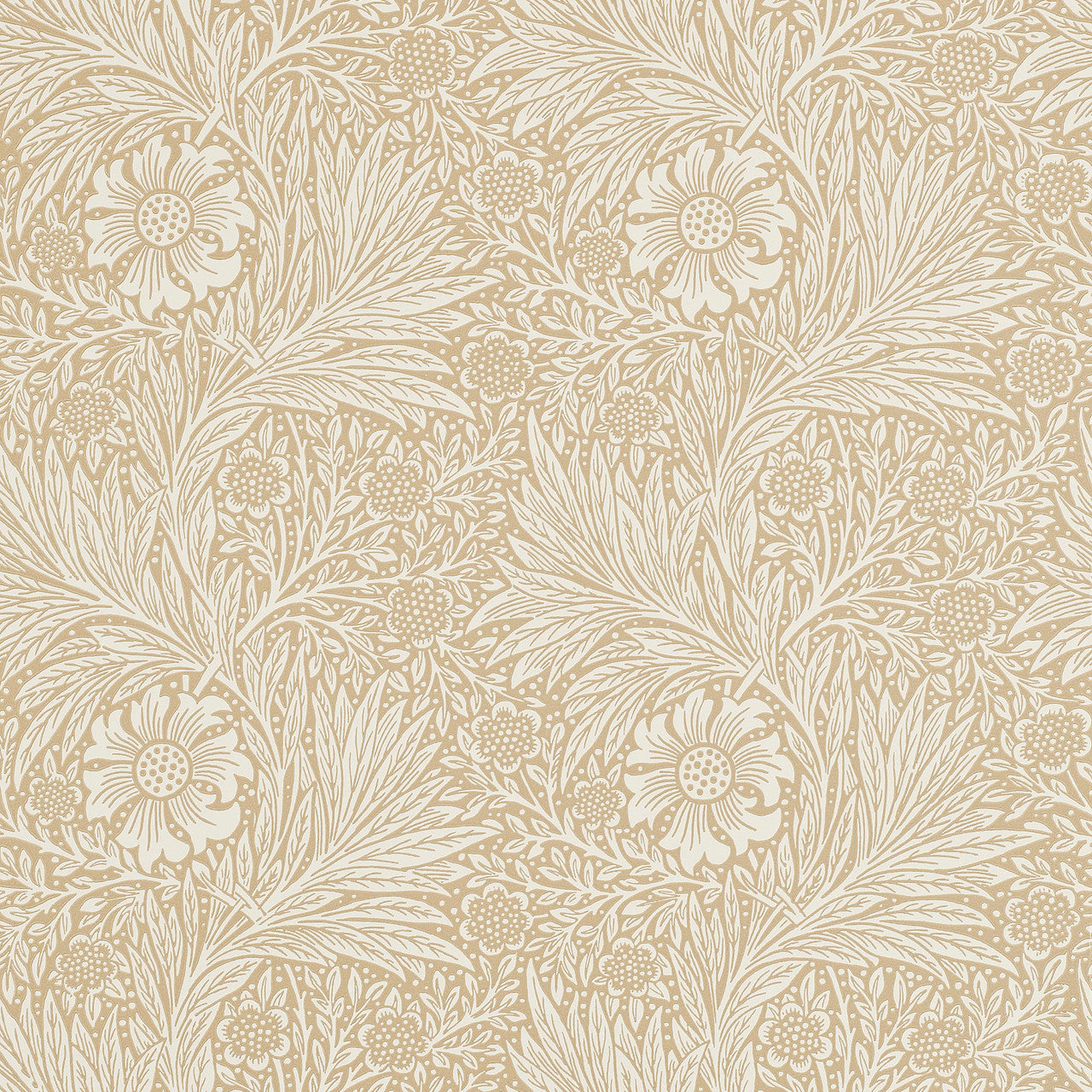 210372 Marigold Morris & Friends Manilla Wallpaper by Morris & Co
