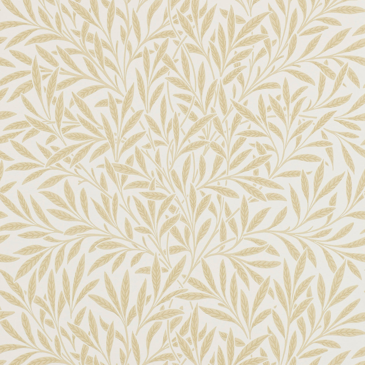 210385 Willow Morris & Friends Buff Wallpaper by Morris & Co