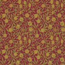 Fruit Archive Weaves Crimson/Thyme Fabric by Morris & Co