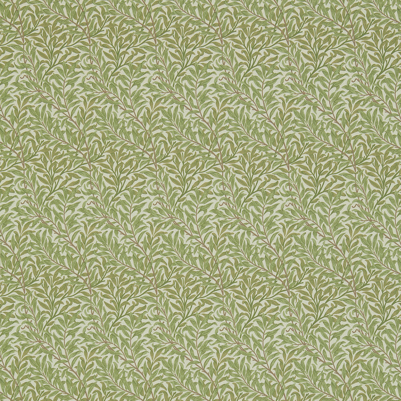 230290 Willow Bough Little Book of Morris Artichoke & Olive Fabric by Morris & Co