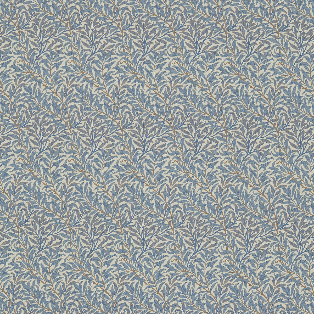 Willow Boughs Archive Weaves Mineral/Woad Fabric by Morris & Co