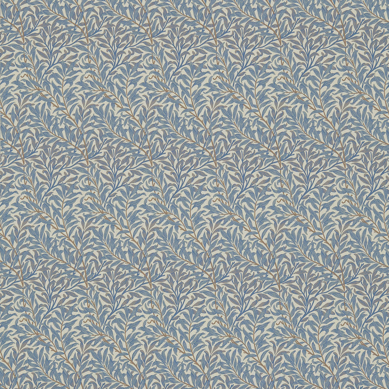Willow Boughs Archive Weaves Mineral/Woad Fabric by Morris & Co