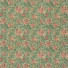DMC1HS203 Honeysuckle Morris & Friends Cream and Wine Fabric by Morris & Co