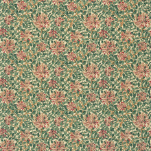DMC1HS203 Honeysuckle Morris & Friends Cream and Wine Fabric by Morris & Co