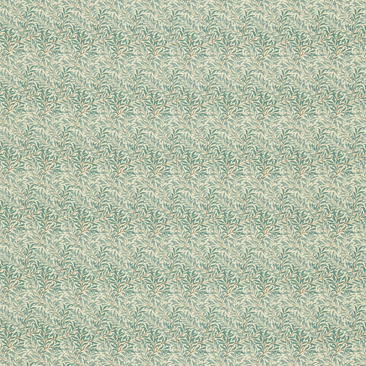 DMC1W2203 Willow Bough Minor Little Book of Morris Privet & Honeycombe Fabric by Morris & Co