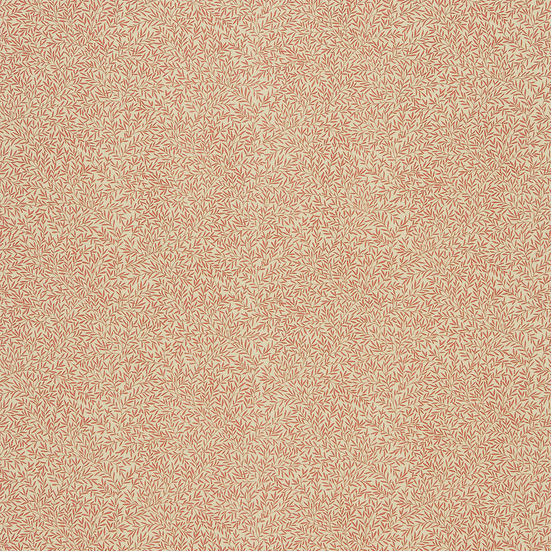 DMCOLI202 Lily Leaf Little Book of Morris Red Fabric by Morris & Co