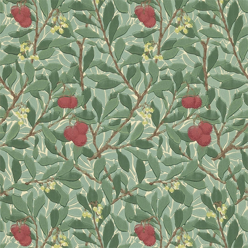 210406 Arbutus Compendium I & II Wallpaper By Morris & Co