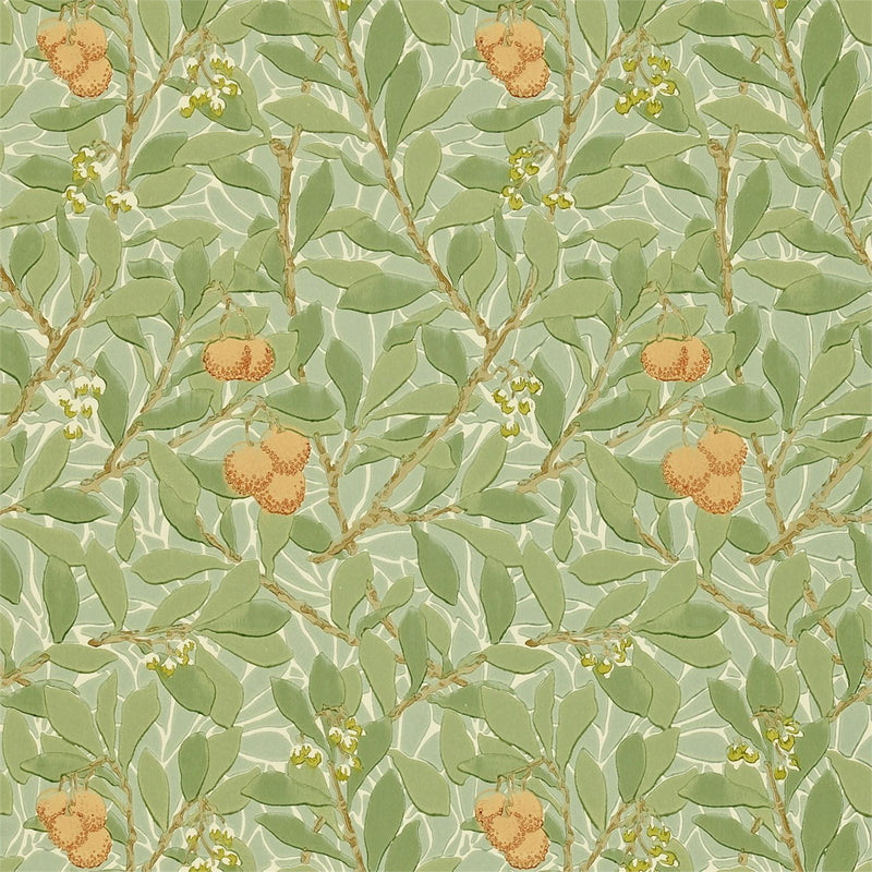 210408 Arbutus Compendium I & II Wallpaper By Morris & Co