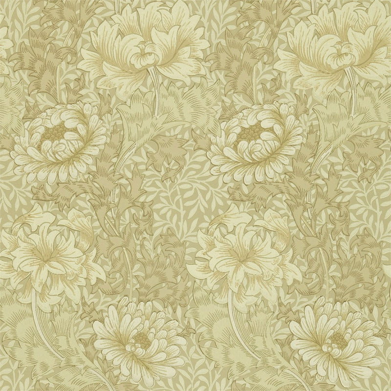 210419 Chrysanthemum Compendium I & II Wallpaper By Morris & Co