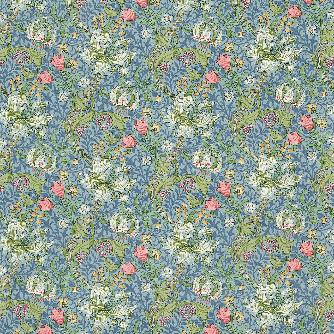 DMI1G3204 Golden Lily Morris & Friends Mineral Fabric by Morris & Co