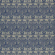 Brer Rabbit Little Book of Morris Indigo and Vellum Fabric by Morris & Co