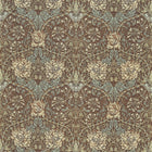 DMORHO201 Honeysuckle & Tulip Morris & Friends Bullrush and Slate Fabric by Morris & Co