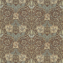 DMORHO201 Honeysuckle & Tulip Morris & Friends Bullrush and Slate Fabric by Morris & Co