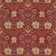 Honeysuckle & Tulip Morris & Friends Brick and Russet Fabric by Morris & Co