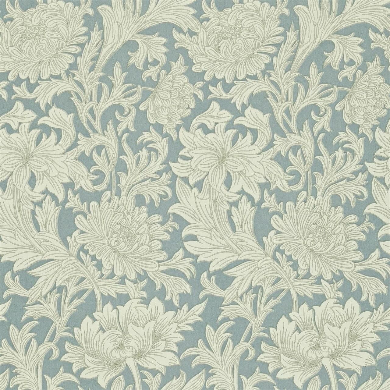 DMOWCH101 Chrysanthemum Toile Morris Volume V Wallpaper by Morris & Co