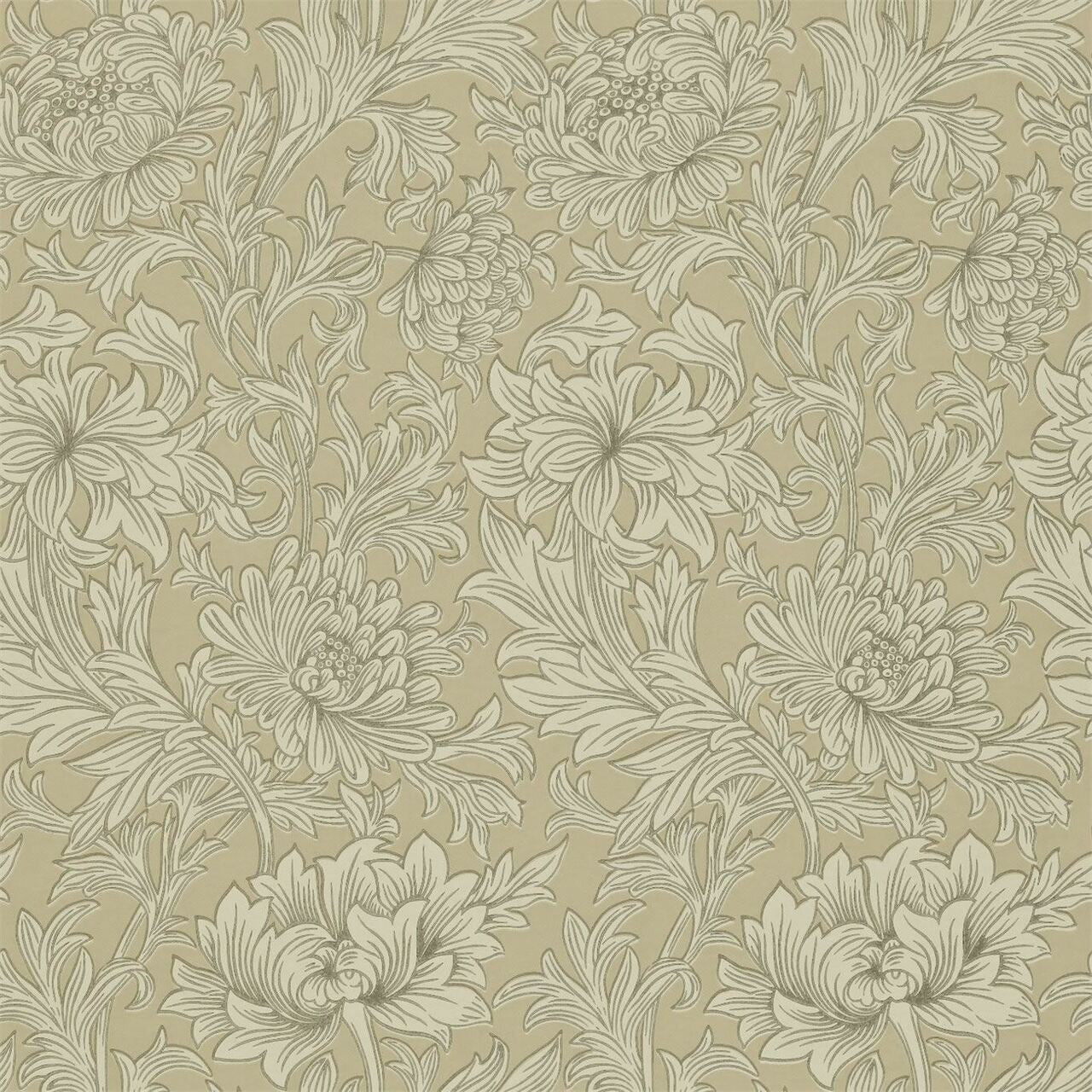 DMOWCH103 Chrysanthemum Toile Morris Volume V Wallpaper by Morris & Co