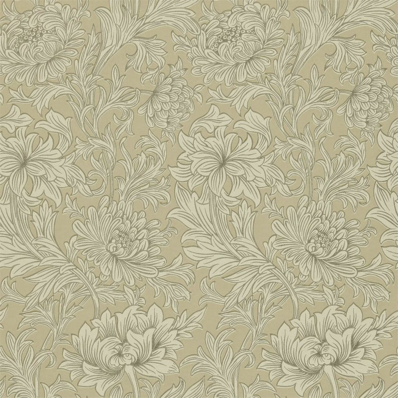 DMOWCH103 Chrysanthemum Toile Morris Volume V Wallpaper by Morris & Co